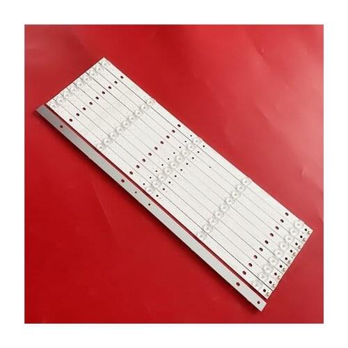 1set=10pcs LED Backlight Strip 5 lamps 0981010AA106 IC-C-VZAA49D799 E466169 L49M5-AZ