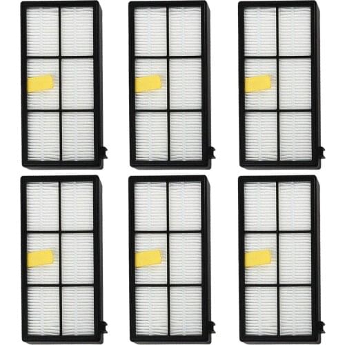 6pcs HEPA Filter Replacement Parts for iRobot Roomba 800 900 870 880 960 980 Vacuum Cleaner Series Accessories Keep your device