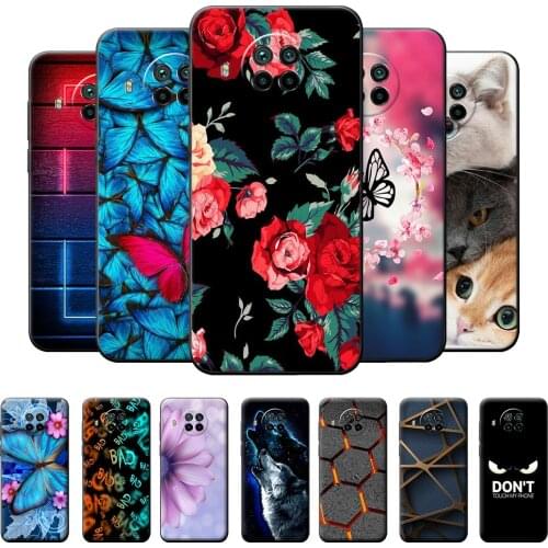 For Xiaomi Mi 10T Lite Case Silicone Soft Fashion Phone Case For Xiaomi Mi 10T Lite 10TLite TPU Rose Case For Xiaomi Mi 10T Lite