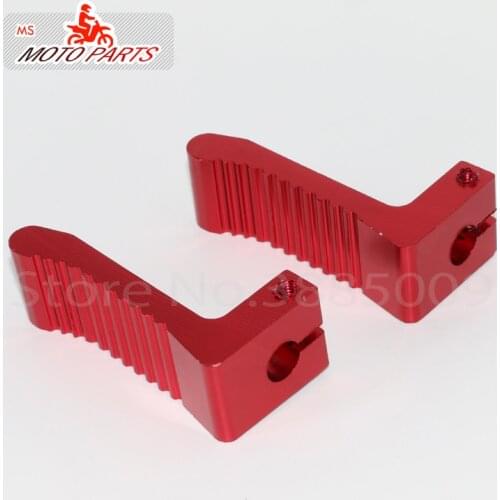Colour CNC Pocket Bike Racing Foot Pegs Foot Rests Minimoto 47cc 49cc Racing Bike