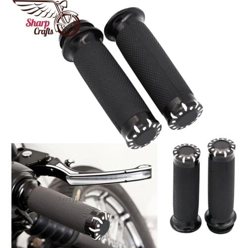 Motorcycle Electronic Throttle Fly By Wire Hand Grips Handle Bar For Harley Electra Glide Road Glide Road King Street Glide