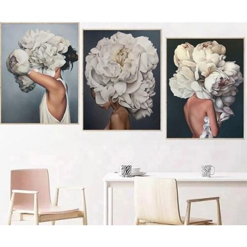 GATYZTORY 3PC Frame DIY Painting By Numbers Modern Home Wall Art Picture Girl Figure Paint By Numbers For Home Decors Artwork