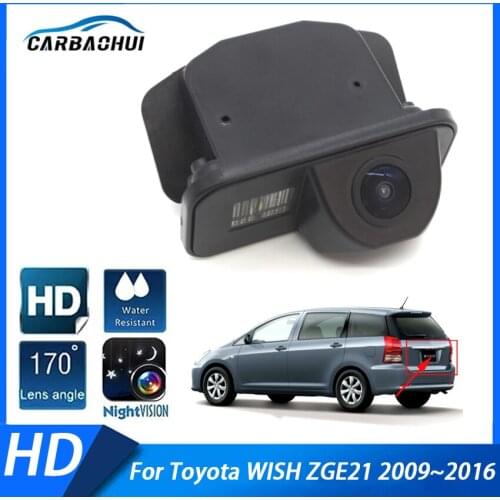 HD car Rear View reverse CCD camera Waterproof High quality RCA For Toyota WISH ZGE21 2009 2010 2011 2012 2013 2014 2015 2016