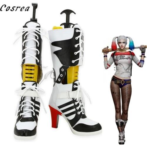 Costume Props Adult Cosplay Boots Joker Davidsion Accessories Shoes Boots for Girls Women Halloween