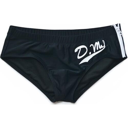 2020 New side zipper swimsuits hot black red blue white yellow swim shorts pool men swimwear swim bikinis briefs Bathing Suits