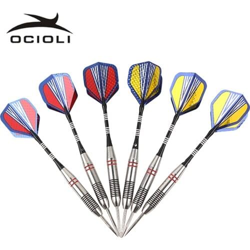 2020 Hot High Quality 3 Pcs/Set 24g Professional Steel Tip Darts with Aluminium Shafts Dart Flights Indoor Sports Christmas Gift