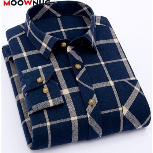 Мужские хлопковые рубашки Moownuc China At AliExpress
