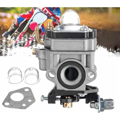 Motorcycle Carb Carburetor 11mm 2 Stroke Carburettor for 43Cc 47Cc 49Cc 50Cc Scooter ATV Dirt Bike Lawn Mower