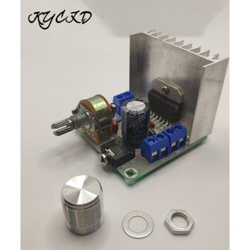 TDA7297 Amplifier Board DC12V 2.0 Dual Channel 15W+15W B Type Audio Amplifiers with Volume Control for 10-50W Speaker