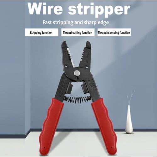 Wire Stripper Cr-V Steel Long Nose Pliers Terminal Crimping Cable Cutter Multifunctional Electrician Pliers for Electrical Tool