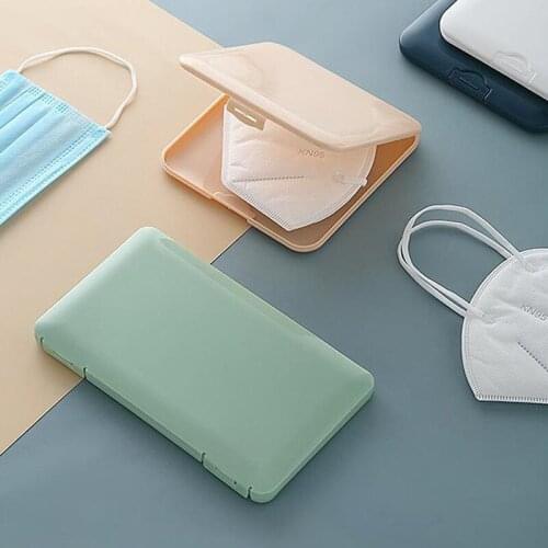 Portable Masks Organizer Container Dustproof Mask Case Safe Disposable Mask Box