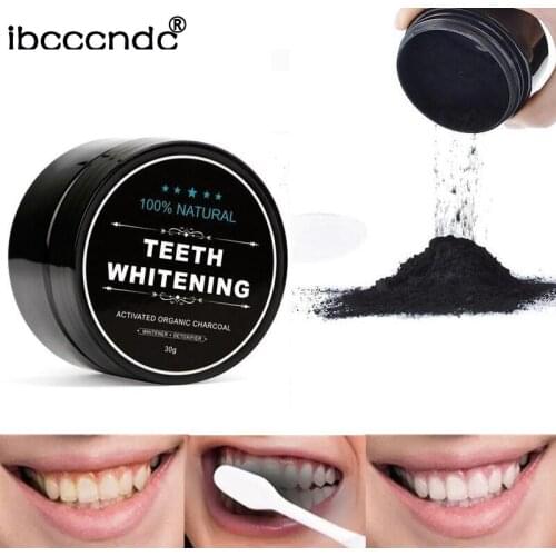 Professional Tooth Whitening Powder Activated Coconut Charcoal Natural Teeth Whitening Charcoal Powder Tartar Stain Removal