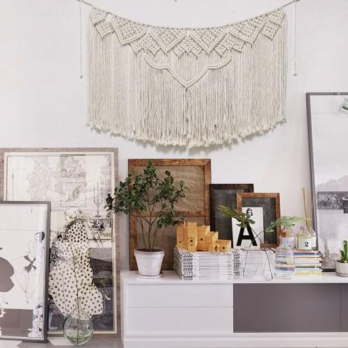 Nordic style Bohemian hand-woven tapestry adornment Home adornment Wedding adornment background pendant