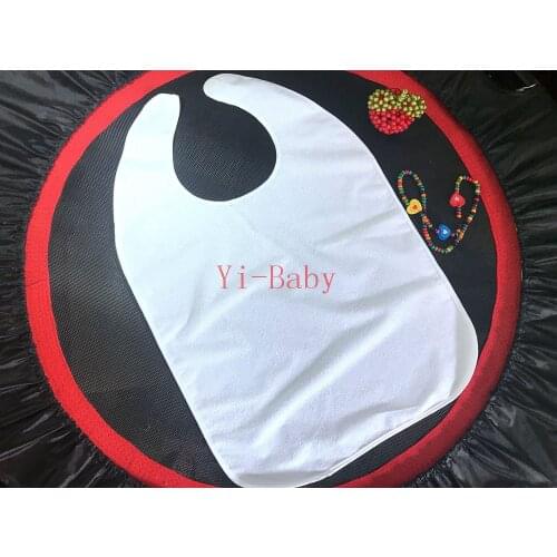 Free shipping YB0022 Waterproof bib Burp Cloths Infant saliva towels 12PCS/Set Adult bib White bib