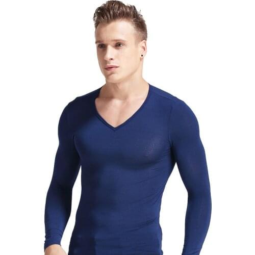 Fashion Tracksuit For Men Solid Corset Top Oculos Winter Men Slim Fit Long Sleeve Thermal Underwear Basic Tops Undershirt New