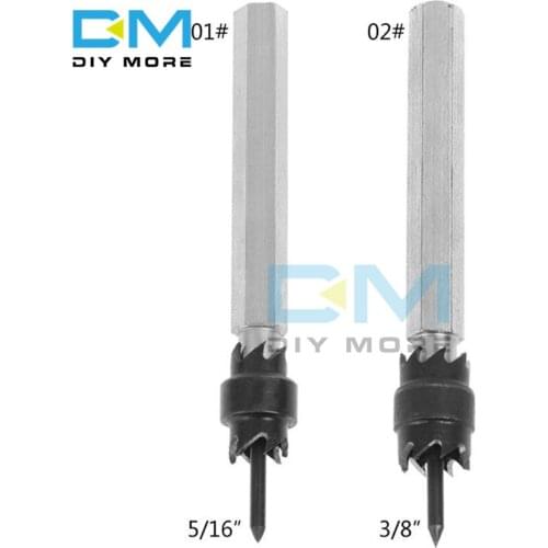 5/16in 3/8in Spot Weld Drill Bit Cutter Double Sided Carbide Tipped Stainless Metal Hole Drill Center Drill Bit