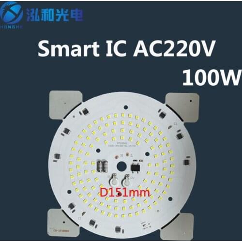 LED Industrial lighting Chip 100W 150W 200W Lamp Beads Not Need Driver Smart IC DC220V 6000KFor Indoor Outdoor DIY Baylight