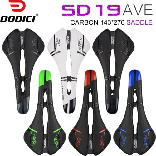 DODICI Carbon Fiber Ultralight Saddle Mountain Road Bike Comfortable Saddle Hollow Hollow Car Seat Racing Riding Saddle