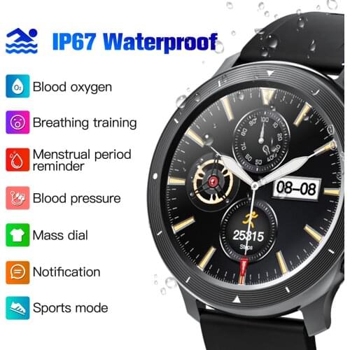 KAIHA IP67 waterproof Smart Watch man women smartwatch Sport Fitness Watches Bluetooth call For Android ios iphone