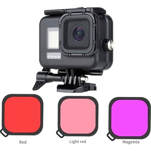 60M Waterproof Case Black Underwater Diving Protective Shell Cover Housing For GoPro Hero 8 Black Action Camera Accessories
