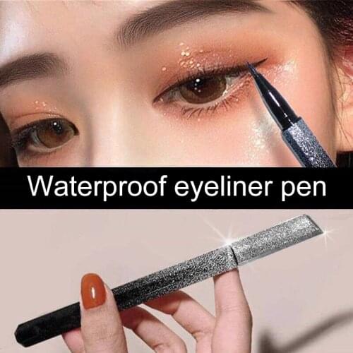 High Quality Waterproof 2mm Black Eyeliner Pen Sweatproof Brown Liquid Eyeliner Quick Drying Cosmetics for Makeup
