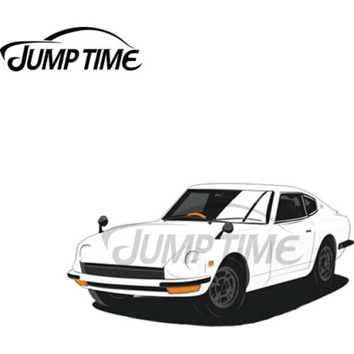 Jump Time 13 x 4.3cm For Fair Old Lady Funny JDM Car Stickers Auto Vinyl Decals Waterproof Motorcycle Truck Bumper Window Decal