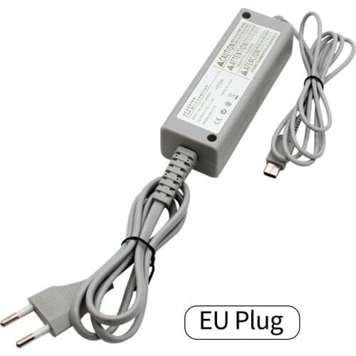 10pcs AC Charger Adapter for Wii U Gamepad Controller Joystick US/EU Plug 100-240V Home Wall Power Supply for WiiU Pad