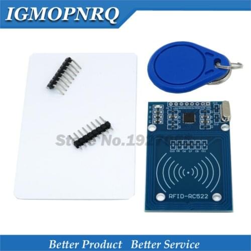 1pcs MFRC-522 RC522 mfrc 522 RFID RF IC card inductive module with free S50 Fudan card key chain