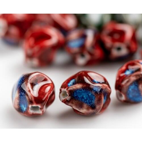 18#10pcs Specail Shape Ceramic Beads Pendant Porcelain Jewelry Part for Necklace Bracelet #XN084 création de bijoux