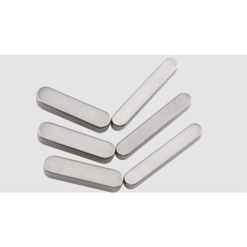 2pcs M10 Stainless Steel 304 Flat key Fillet Type A Pin Locating pins Dowel 20-40mm length