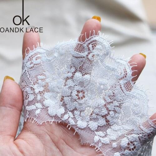 2 yards 7 cm cute lace embroidery azure water soluble lace DIY garment accessories