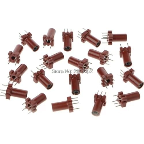 20 Pcs Adjustable Inductor Shell Skeleton Empty Ferrite Core No Inductor Coil 25-100MHZ DropShip