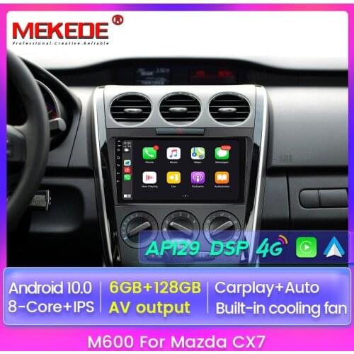 MEKEDE Car GPS Navigation RDS DSP DVD Media Radio Video For Mazda CX7 2008-2015 Car Video 4G+Wifi DVR Carplay DSP Stereo Player