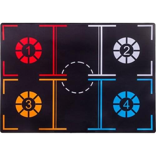 Basketball Footstep Training Mat Non-Slip Regular Training System Mats Sports Auxiliary Props For Ball Control with a Carry Bag
