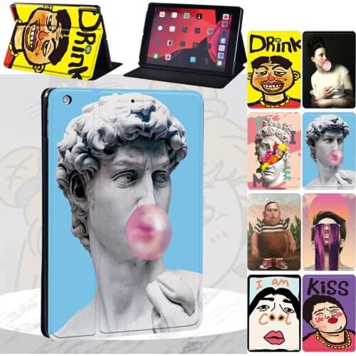 For Apple IPad Air 4 /Air 3 /Air 2/Air 1/ipad 2/3/4/ipad 5/6/7/8th/Mini 12345 printed pattern PU Leather Tablet Stand Case Cover