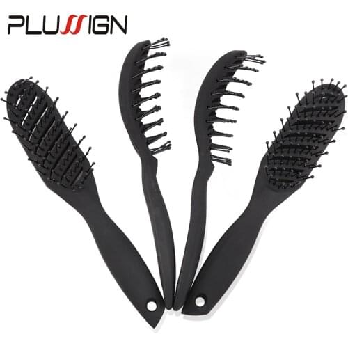 Salon & Home Use Anti Static Hair Brush Tangle Free Pocket Comb Hair Massage Scalp Brush Electric Ionic Styling Hairbrush