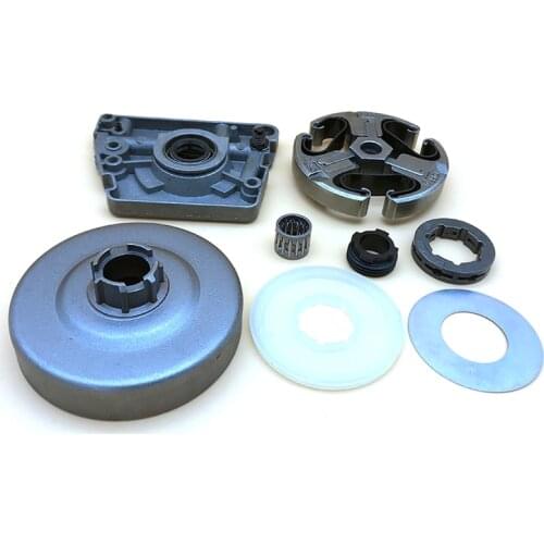 HUNDURE 3/8" 7T Clutch Drum Oil Pump Dust Shield Cover Worm Gear Kit Fit HUSQVARNA 61 66 268 272 XP 272XP 266 Chainsaw Parts