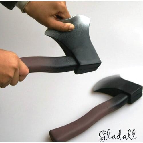 Halloween Cosplay Toys PU Doll Accessories Sword Knife Axe Soft battleaxe Model Safe for Children