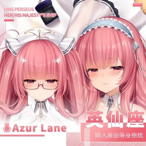 Anime Azur Lane HMS Perseus Nurse Dakimakura 2WAY Hugging Body Pillow Case Cosplay Game Otaku Pillow Cushion Cover Xmas Gifts