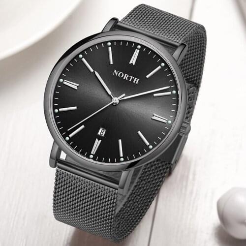 NORTH Luxury Brand Men Fashion Casual Watches Simple Business Quartz Watch Sport Waterproof Wristatches Male Relogio Masculino