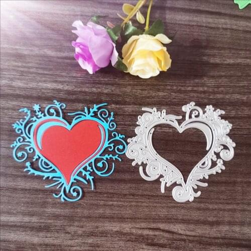 Peach heart Metal Cutting Dies for DIY Scrapbooking Album Paper Cards Decorative Crafts Embossing Die Cuts