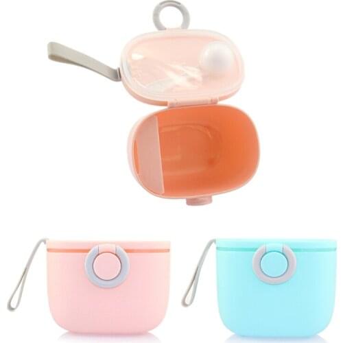 500ML Portable Baby Food Storage Box Essential Cereal Infant Milk Powder Box Toddler Snacks Container