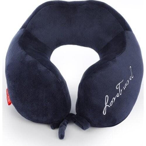 U-shaped pillow PP cotton travel U-shaped pillow Printed aircraft neck pillow Neck protector health pillow