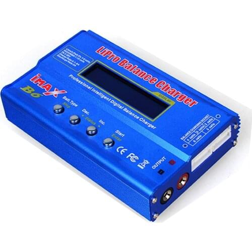 ALL NEW iMAX B6 80W Battery Charger Lipo NiMh Li-ion Ni-Cd Digital RC IMAX B6 Lipro Balance Charger Discharger + 15V 6A Adapter