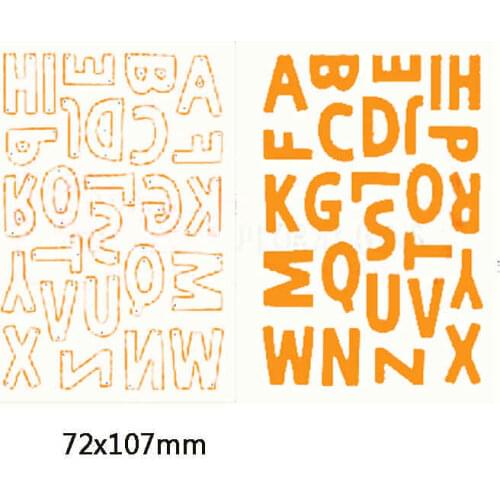 26pcs/set Alphabets Letters Metal Cutting Dies DIY Scrapbooking Embossing Paper Cards Making Crafts Supplies New 2019 Diecut