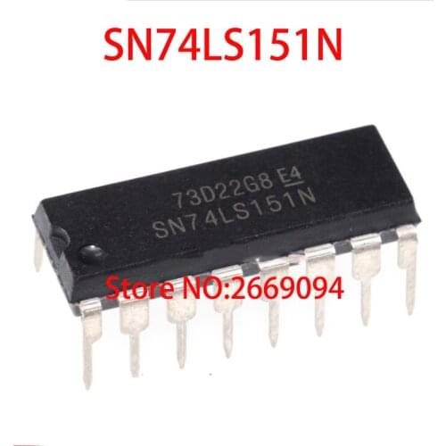 5PCS /10PCS /50PCS /100PCS SN74LS151N DIP-16 SN74LS151 DIP 74LS151N 74LS151 HD74LS151P 74LS151P new and original IC