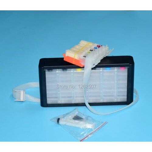 6 Color Ciss ink tank For Canon PGI-550 CLI-551 Empty ciss system For Canon PIXMA MG6350 MG7150 IP8750