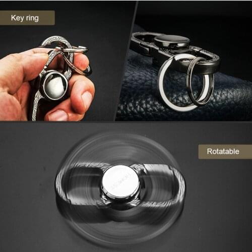 Car Styling Auto Key Ring Key Holder Rotatable Keychain Men Pendant for Benz Ford Yamaha Vespa Tesla Vauxhall Subaru Peugeot KIA