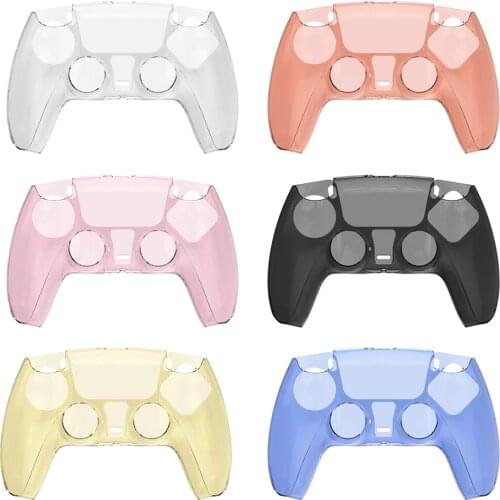 PC Gamepad Case Transparent Cover Housing For SONY Playstation 5 Handle For PS5 Controller Protective Shell Case