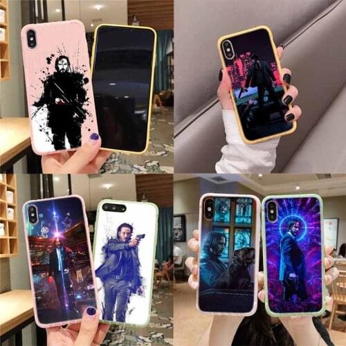 John wick comic Trolley Suitcase Texture Phone Case For IPhone 11 Pro Max X XS MAX 8 7 6S Plus